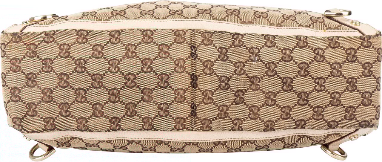 Gucci Gucci GG Monogram Abbey Handbag Bruin