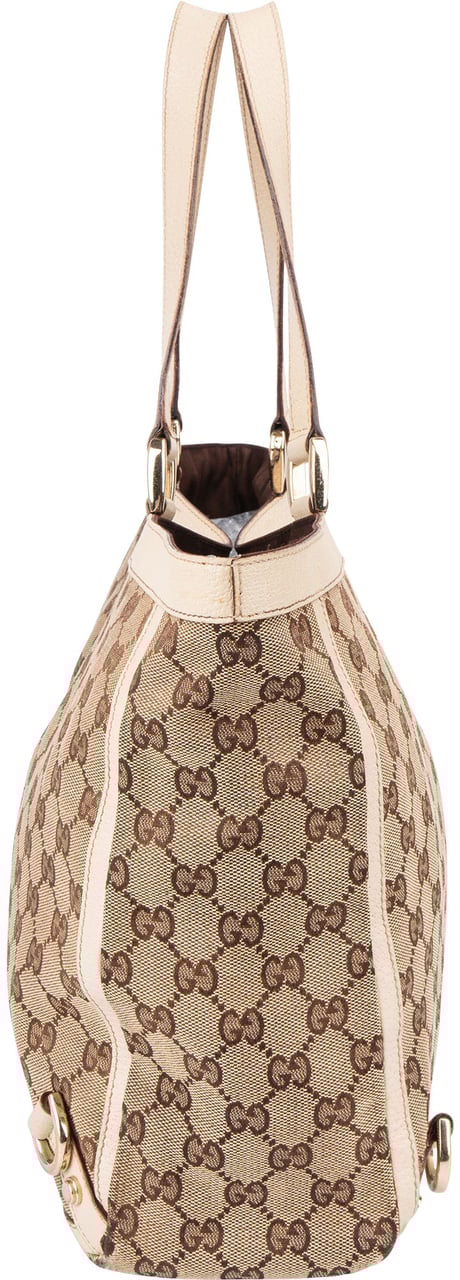 Gucci Gucci GG Monogram Abbey Handbag Bruin