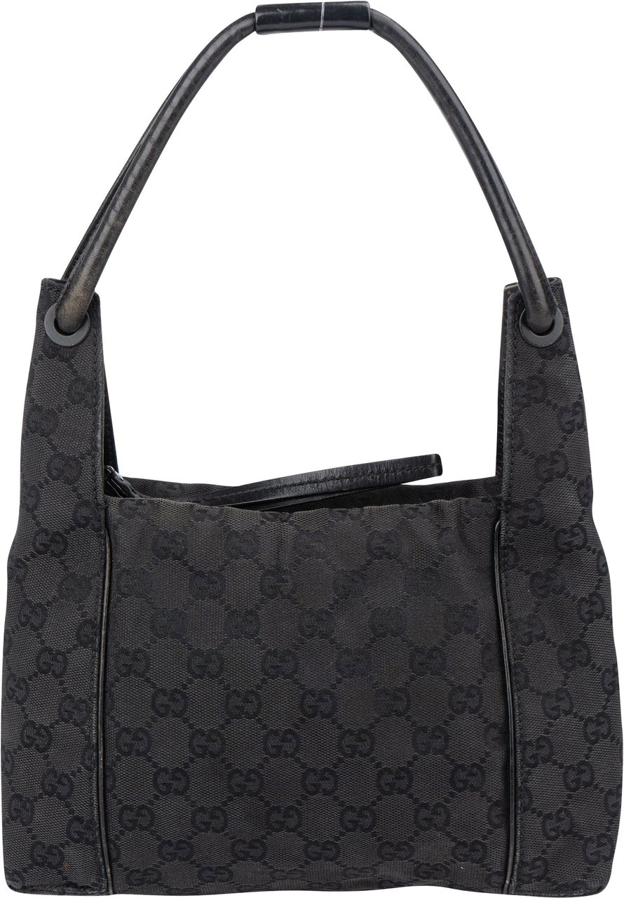 Gucci Gucci GG Monogram Shoulder Bag Zwart