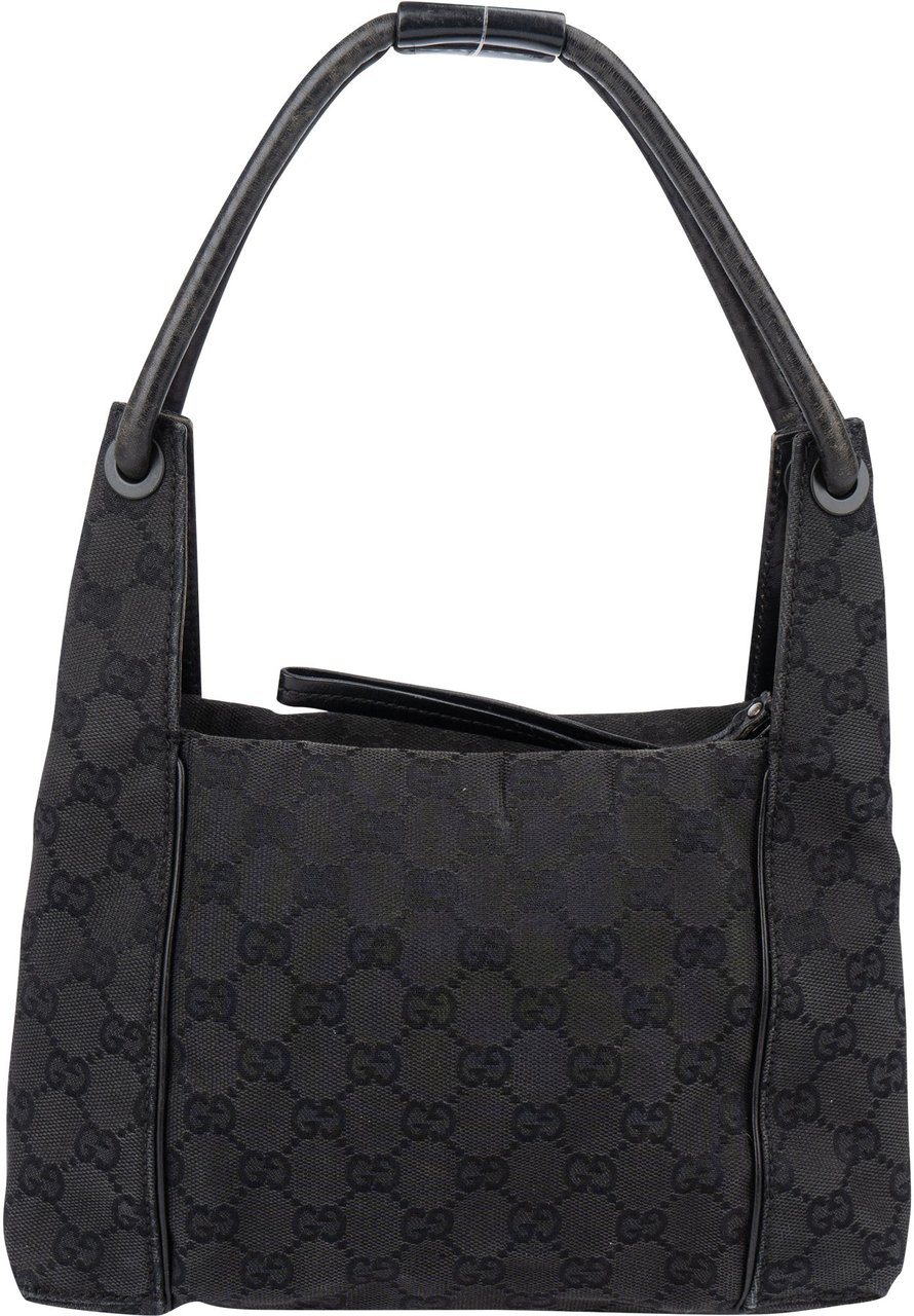 Gucci Gucci GG Monogram Shoulder Bag Zwart