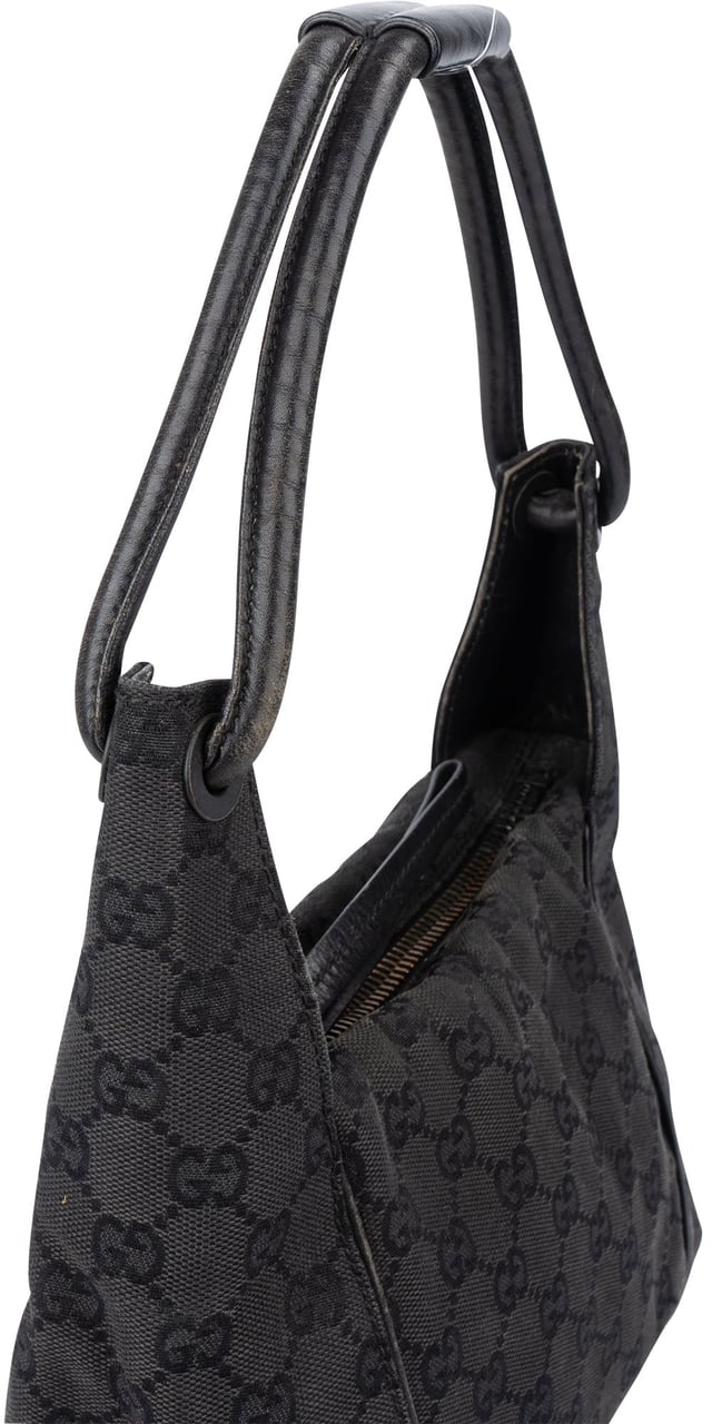 Gucci Gucci GG Monogram Shoulder Bag Zwart