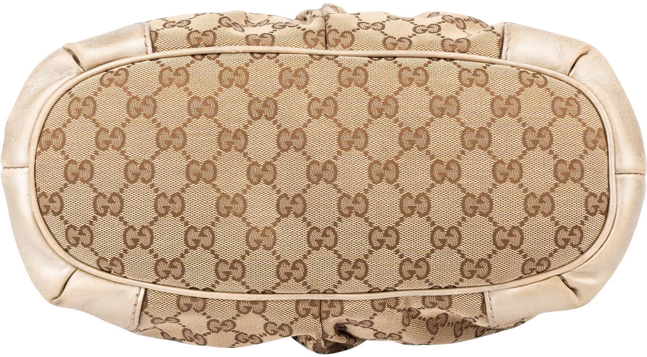Gucci Gucci GG Monogram Sukey Handbag Bruin