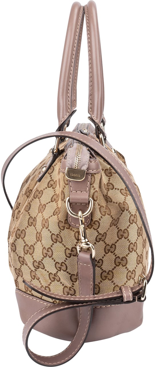 Gucci Gucci GG Monogram Sukey Handbag Bruin