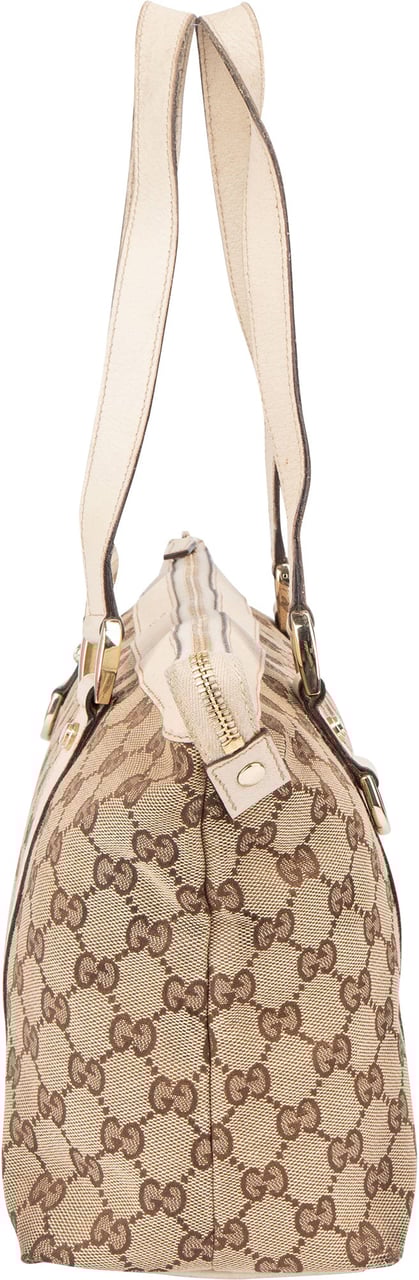 Gucci Gucci GG Monogram Abbey Handbag Bruin