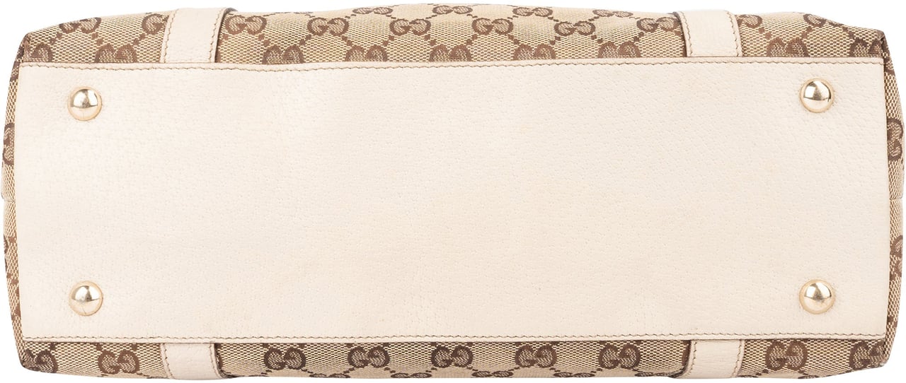 Gucci Gucci GG Monogram Abbey Handbag Bruin