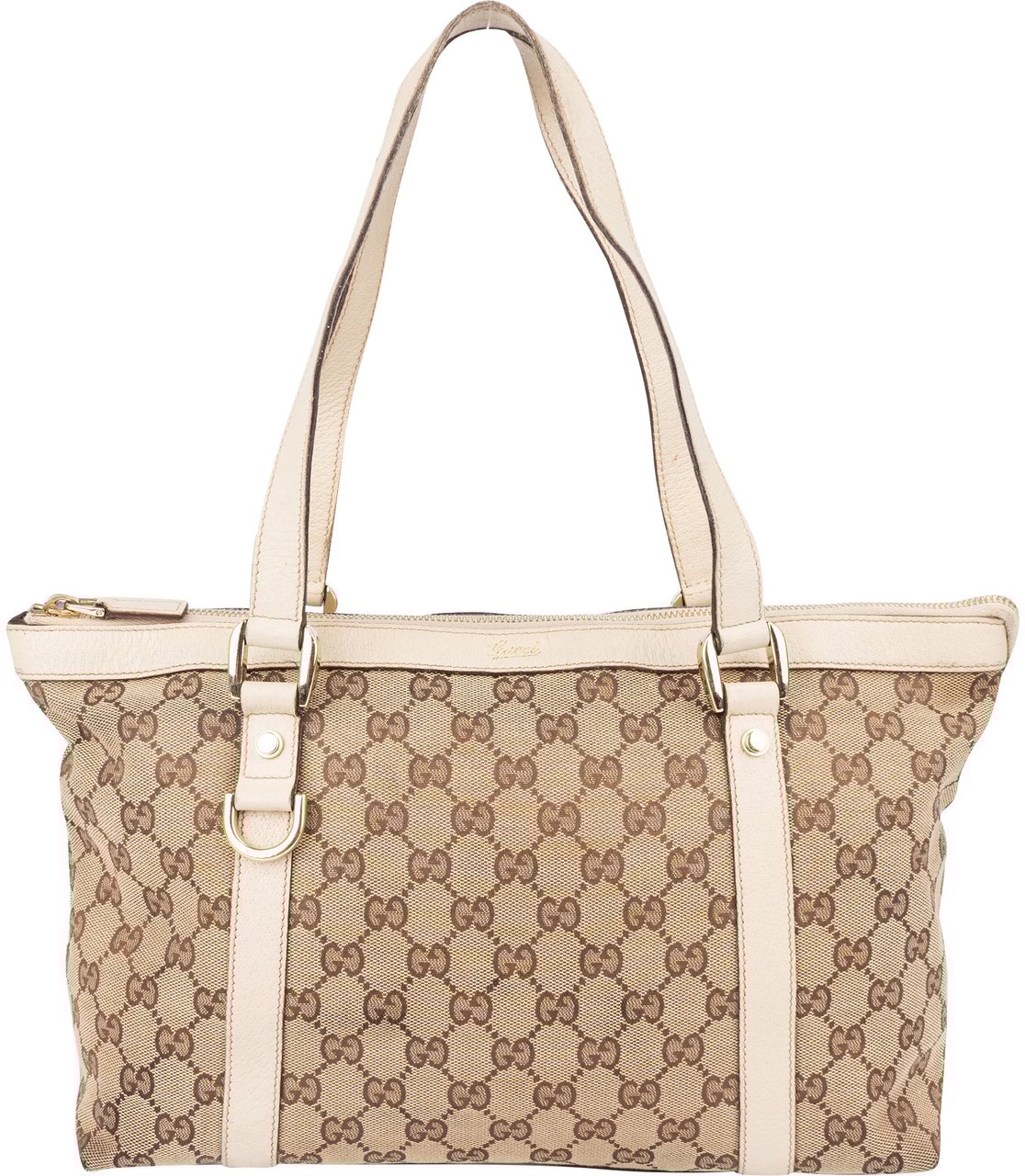Gucci Gucci GG Monogram Abbey Handbag Bruin