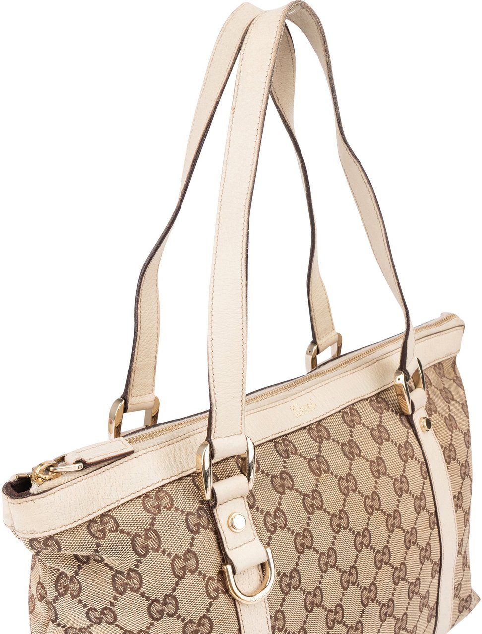 Gucci Gucci GG Monogram Abbey Handbag Bruin