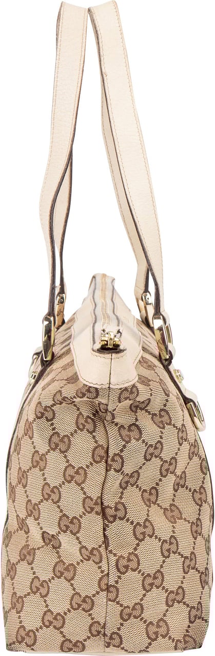 Gucci Gucci GG Monogram Abbey Handbag Bruin