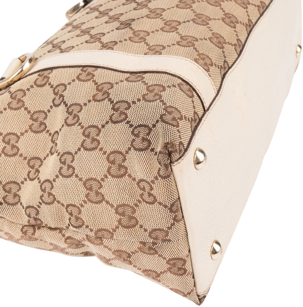 Gucci Gucci GG Monogram Abbey Handbag Bruin