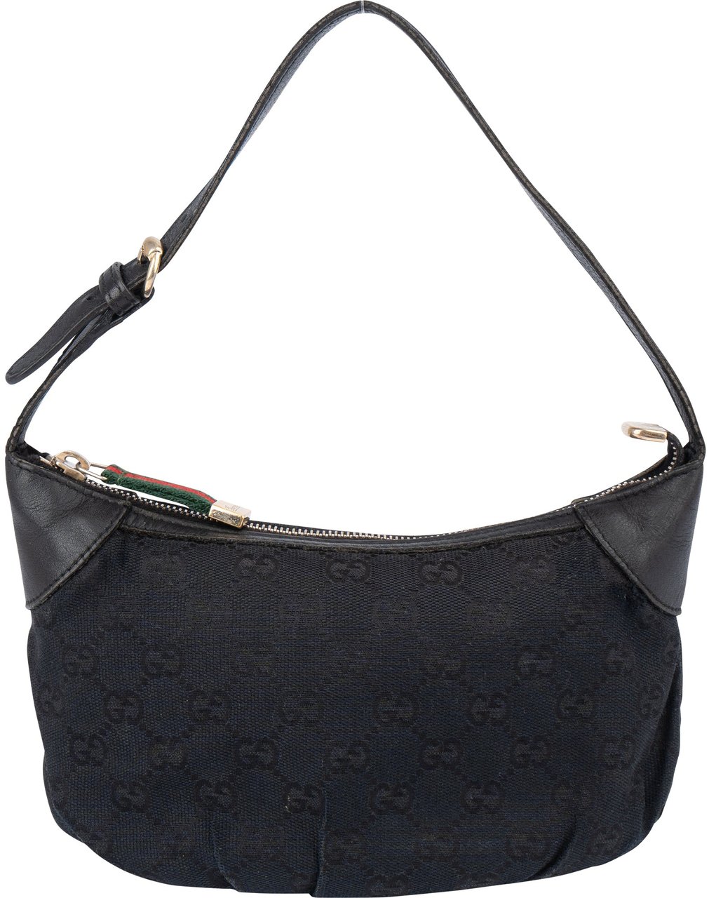 Gucci Gucci GG Monogram Mini Handbag Zwart