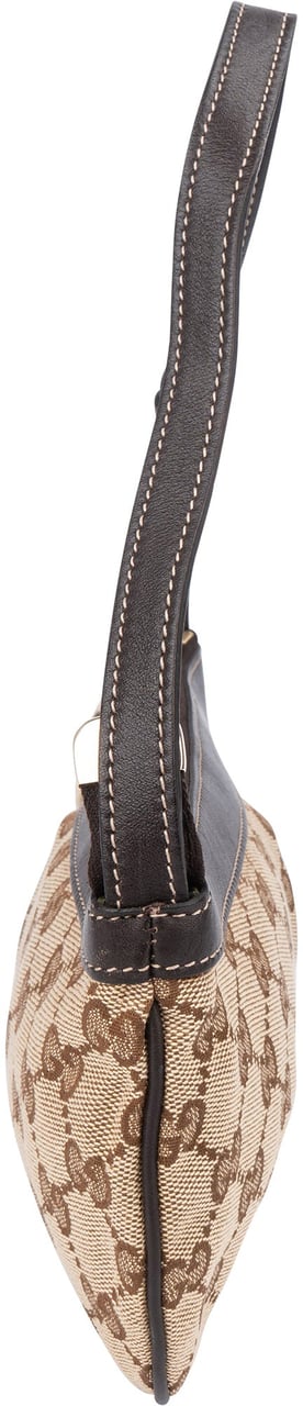 Gucci Gucci GG Monogram Mini Heart Handbag Bruin