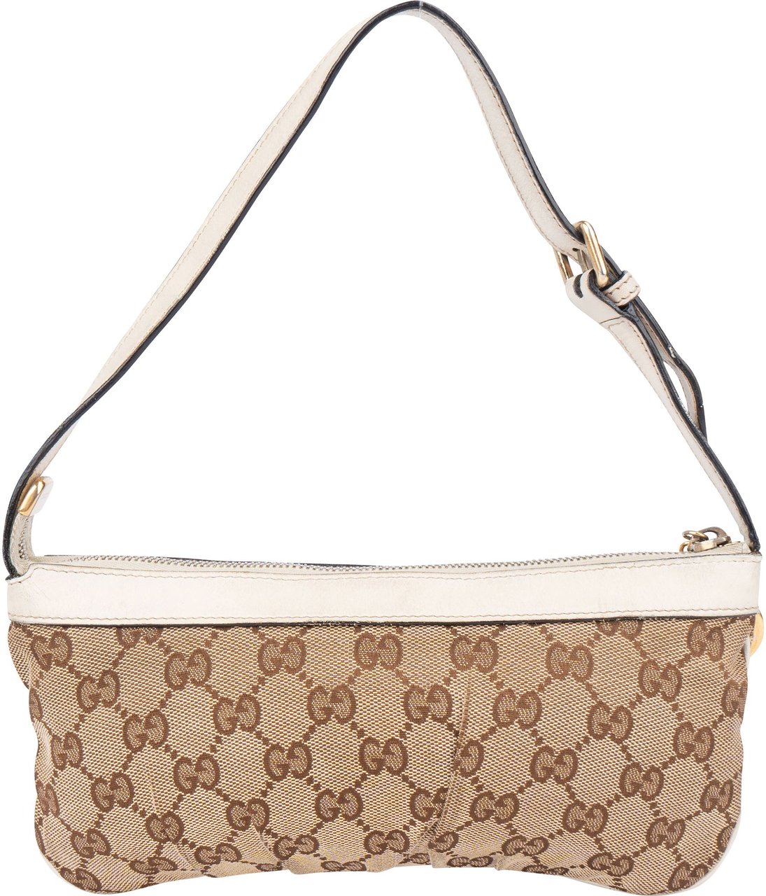 Gucci Gucci GG Monogram Mini Heart Handbag Bruin