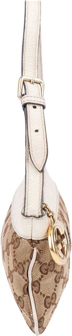 Gucci Gucci GG Monogram Mini Heart Handbag Bruin