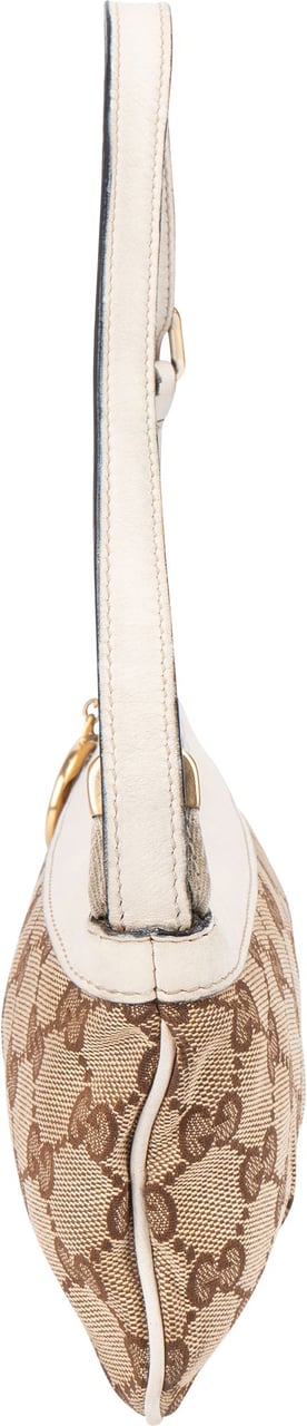 Gucci Gucci GG Monogram Mini Heart Handbag Bruin