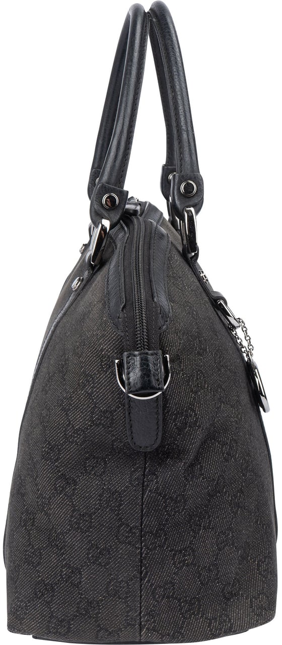 Gucci Gucci GG Monogram Charm Dome Handbag Zwart