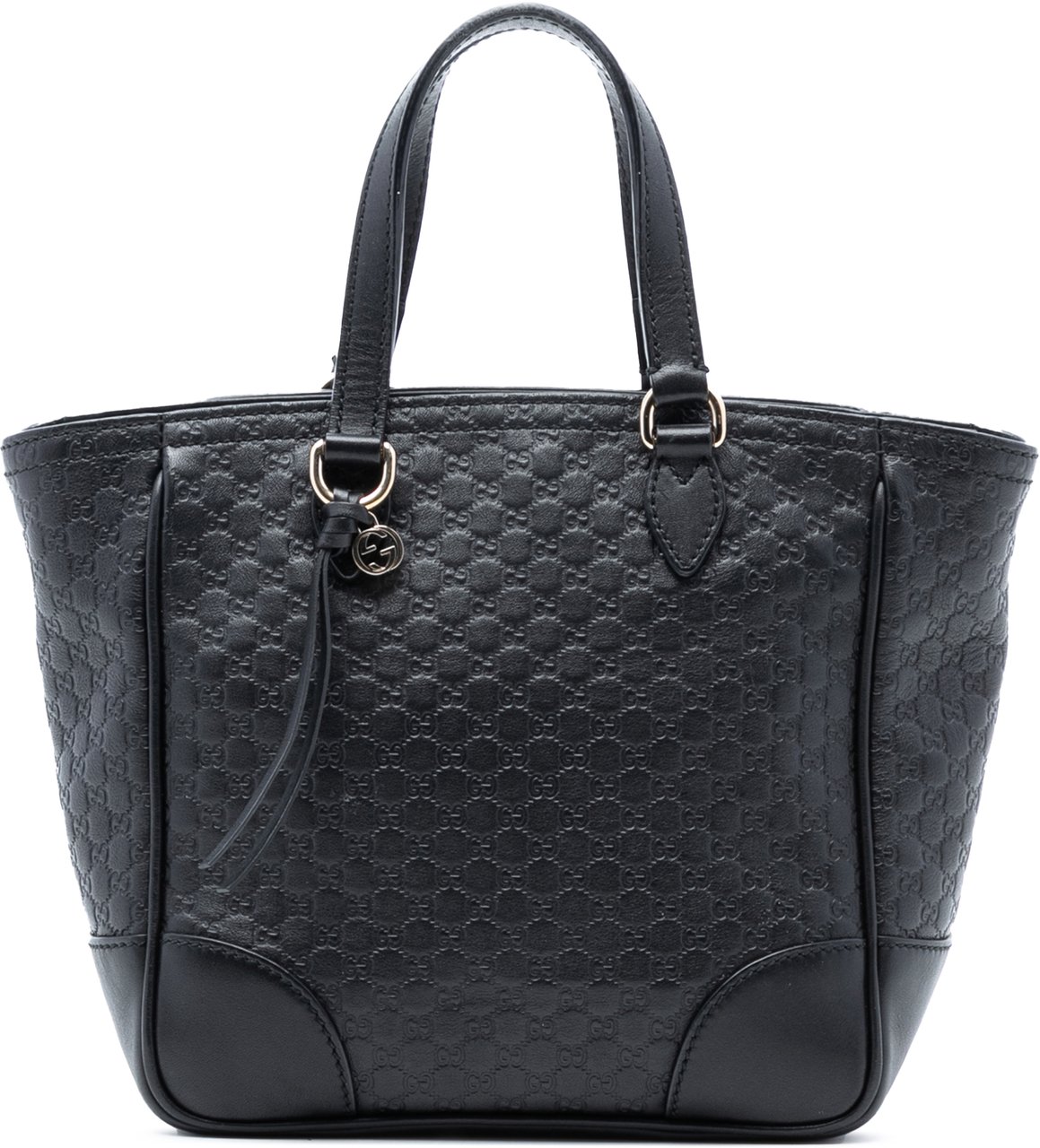 Gucci Small Microguccissima Bree Satchel Zwart