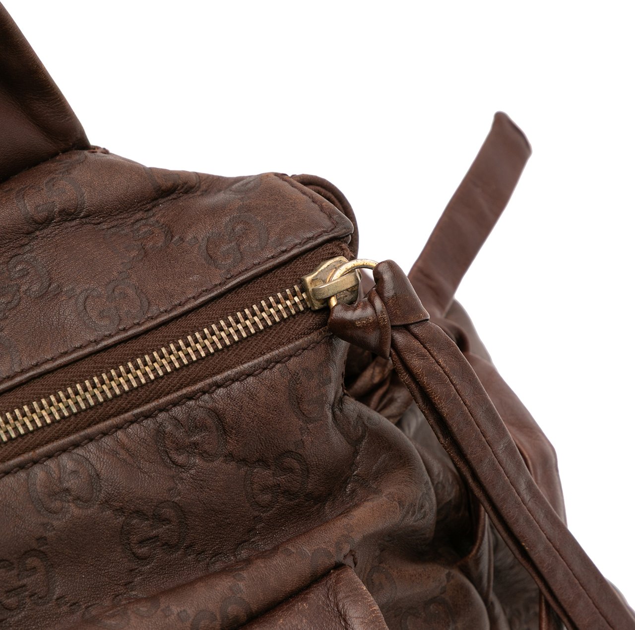 Gucci Medium Guccissima Hysteria Handbag Bruin
