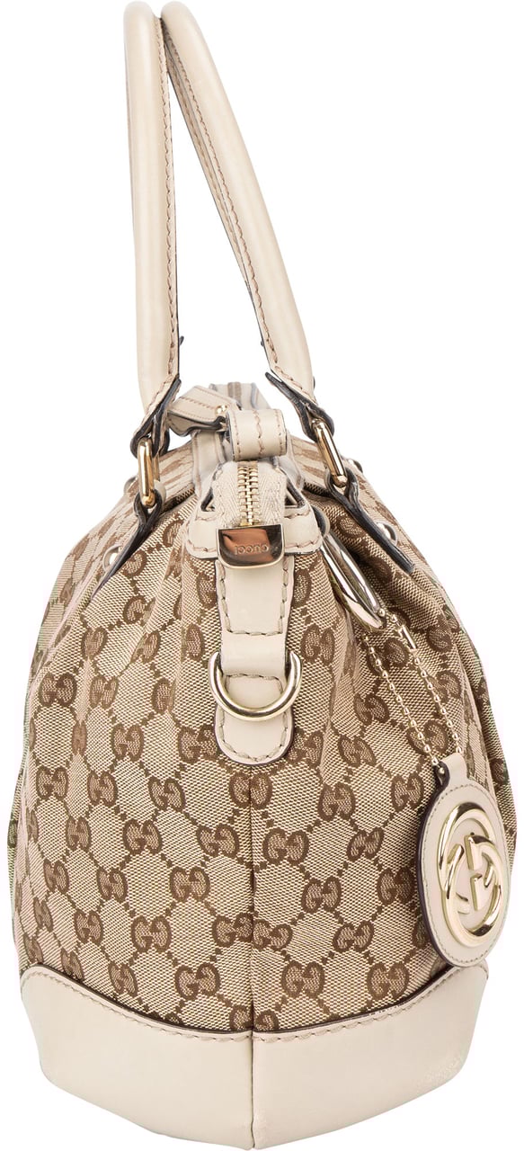 Gucci Gucci GG Monogram Sukey Handbag Bruin