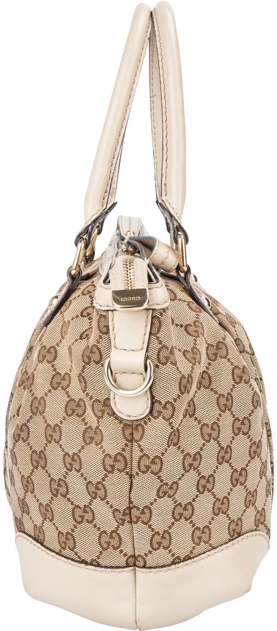 Gucci Gucci GG Monogram Sukey Handbag Bruin