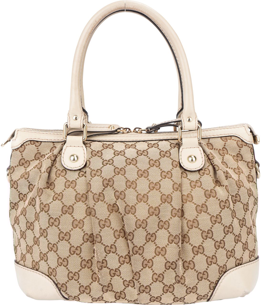 Gucci Gucci GG Monogram Sukey Handbag Bruin