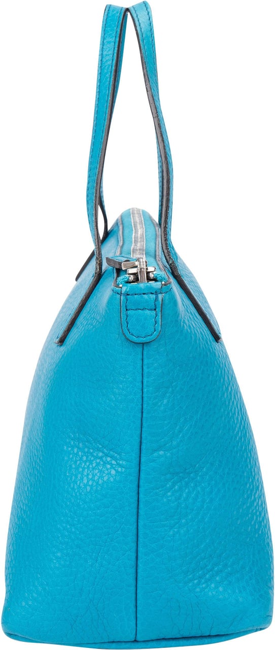 Gucci Bleu Leather Soho Handbag Blauw