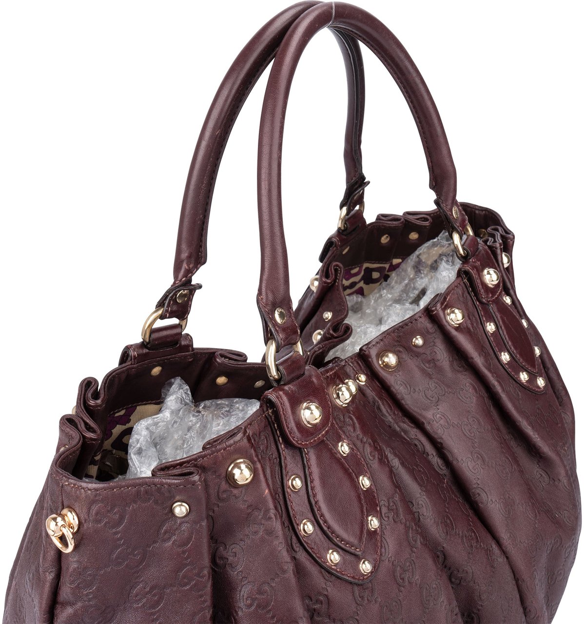 Gucci Gucci GG Monogram Pelham Handbag Paars