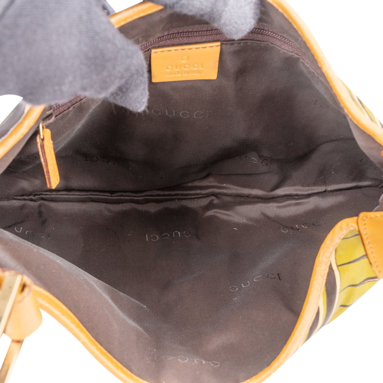 Gucci Gucci Limited Jackie Bamboo Shoulder Bag Bruin