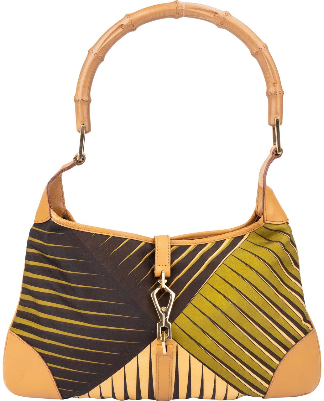 Gucci Gucci Limited Jackie Bamboo Shoulder Bag Bruin