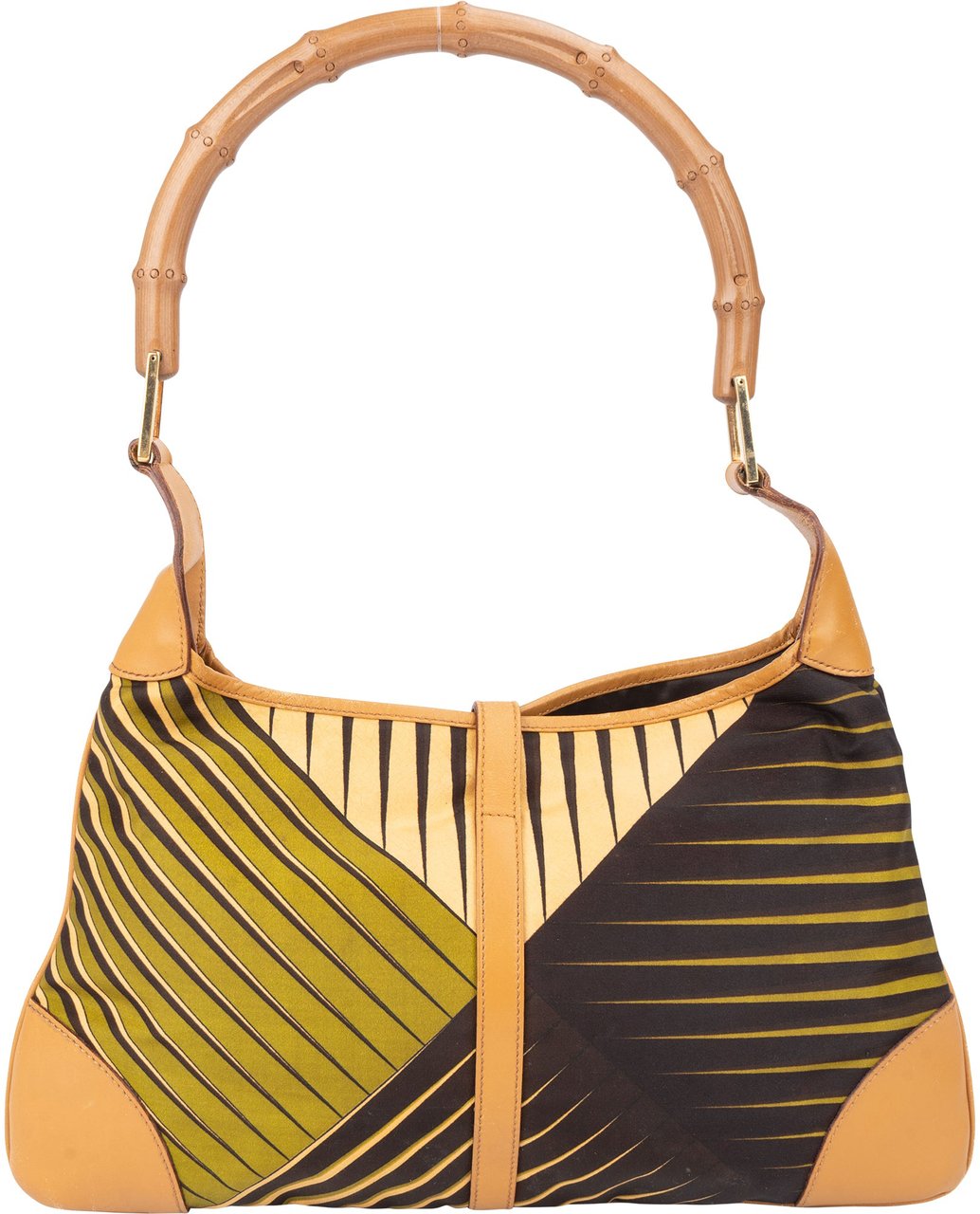Gucci Gucci Limited Jackie Bamboo Shoulder Bag Bruin