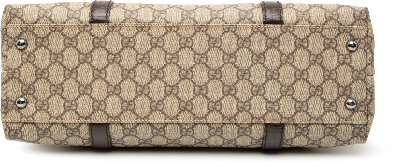 Gucci Medium GG Supreme Joy Tote Bruin