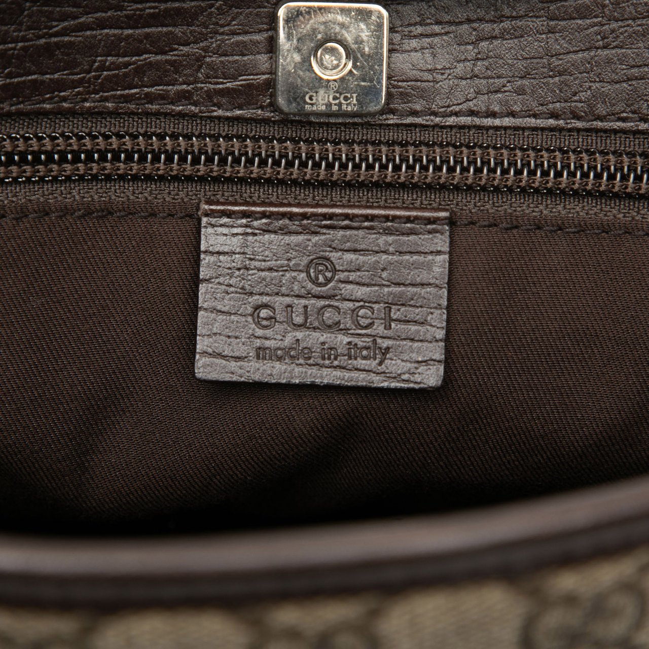 Gucci Medium GG Supreme Joy Tote Bruin