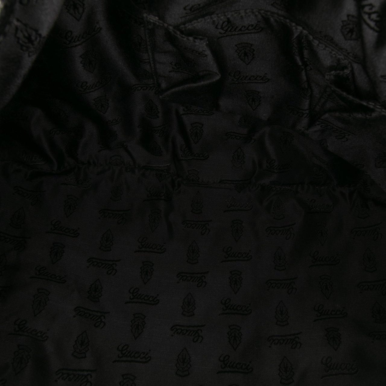 Gucci Large Patent Hysteria Satchel Zwart