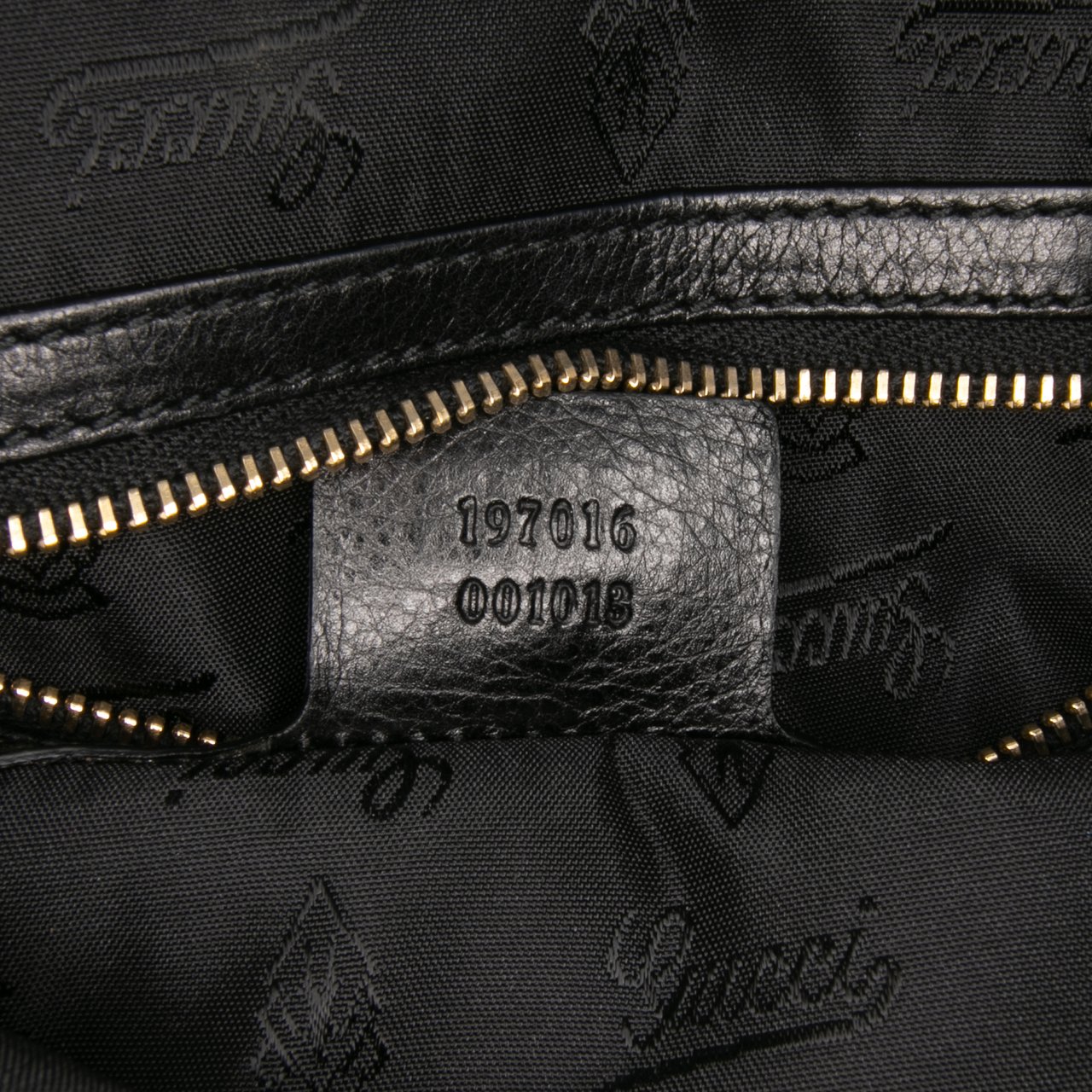 Gucci Large Patent Hysteria Satchel Zwart
