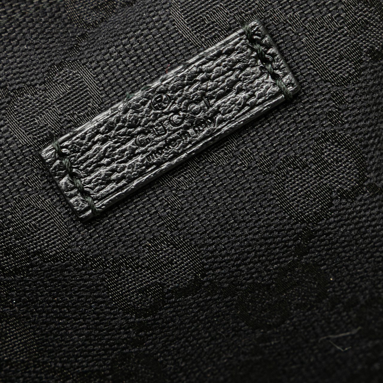 Gucci GG Canvas Web Handbag Zwart