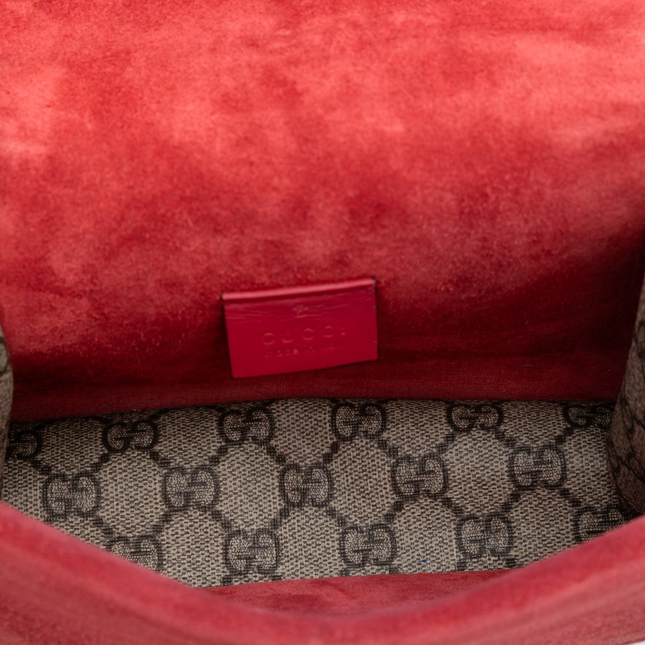 Gucci Small GG Supreme Dionysus Crossbody Bruin