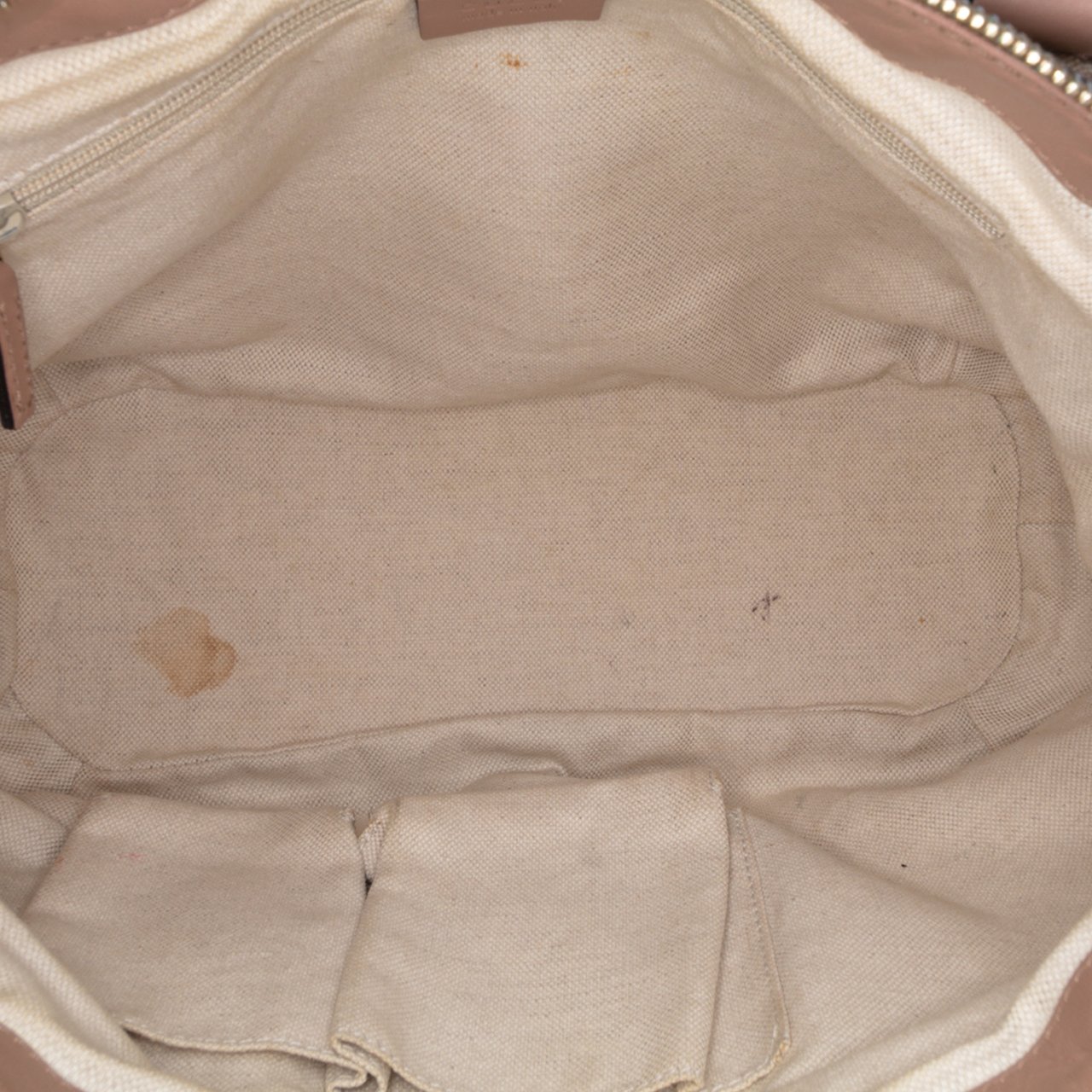 Gucci Diamante Canvas Sukey Satchel Bruin