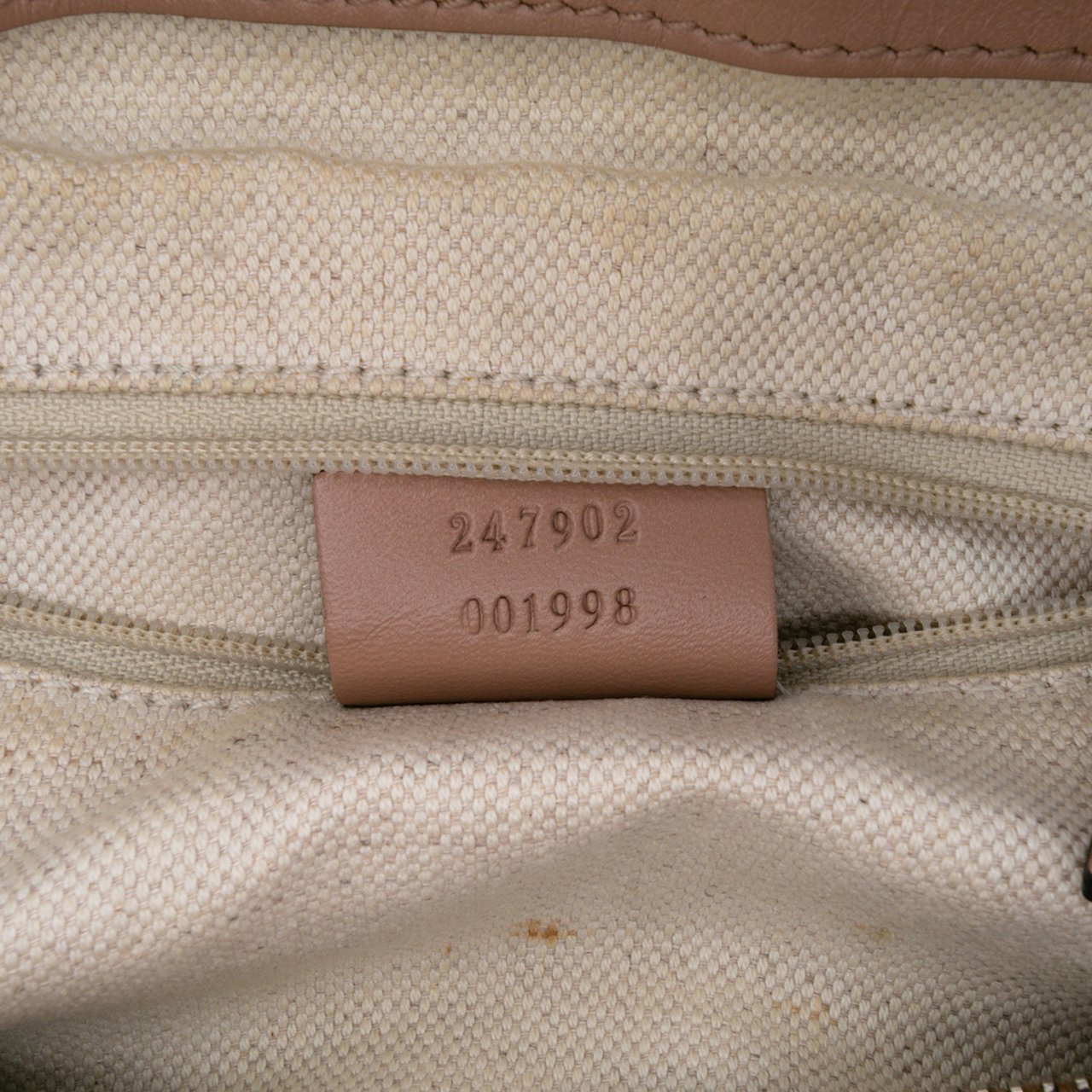 Gucci Diamante Canvas Sukey Satchel Bruin