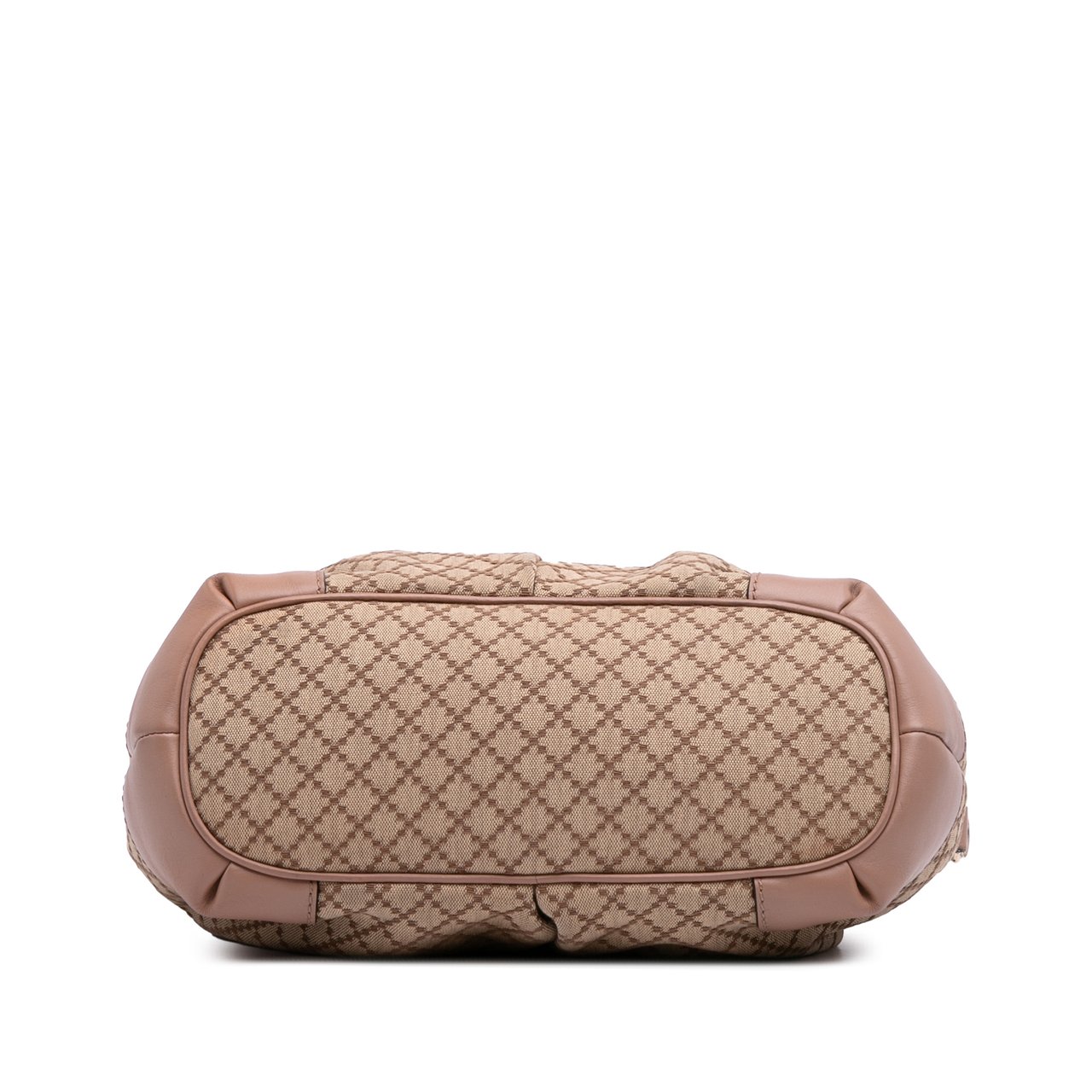 Gucci Diamante Canvas Sukey Satchel Bruin