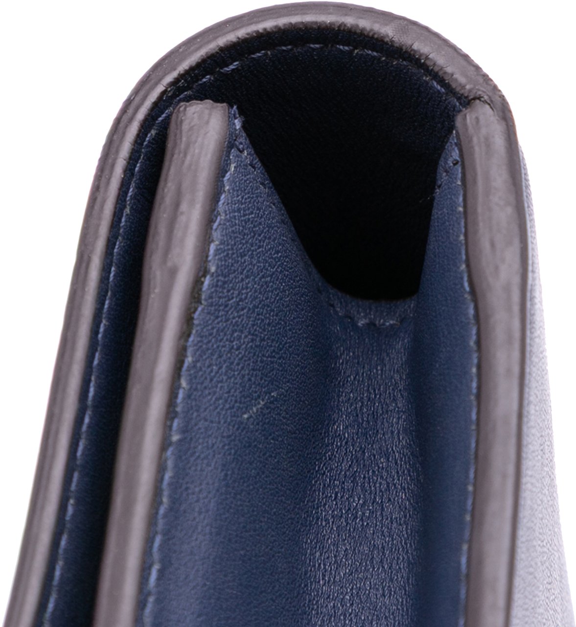 Gucci Calfskin Crystal Broadway Clutch Blauw