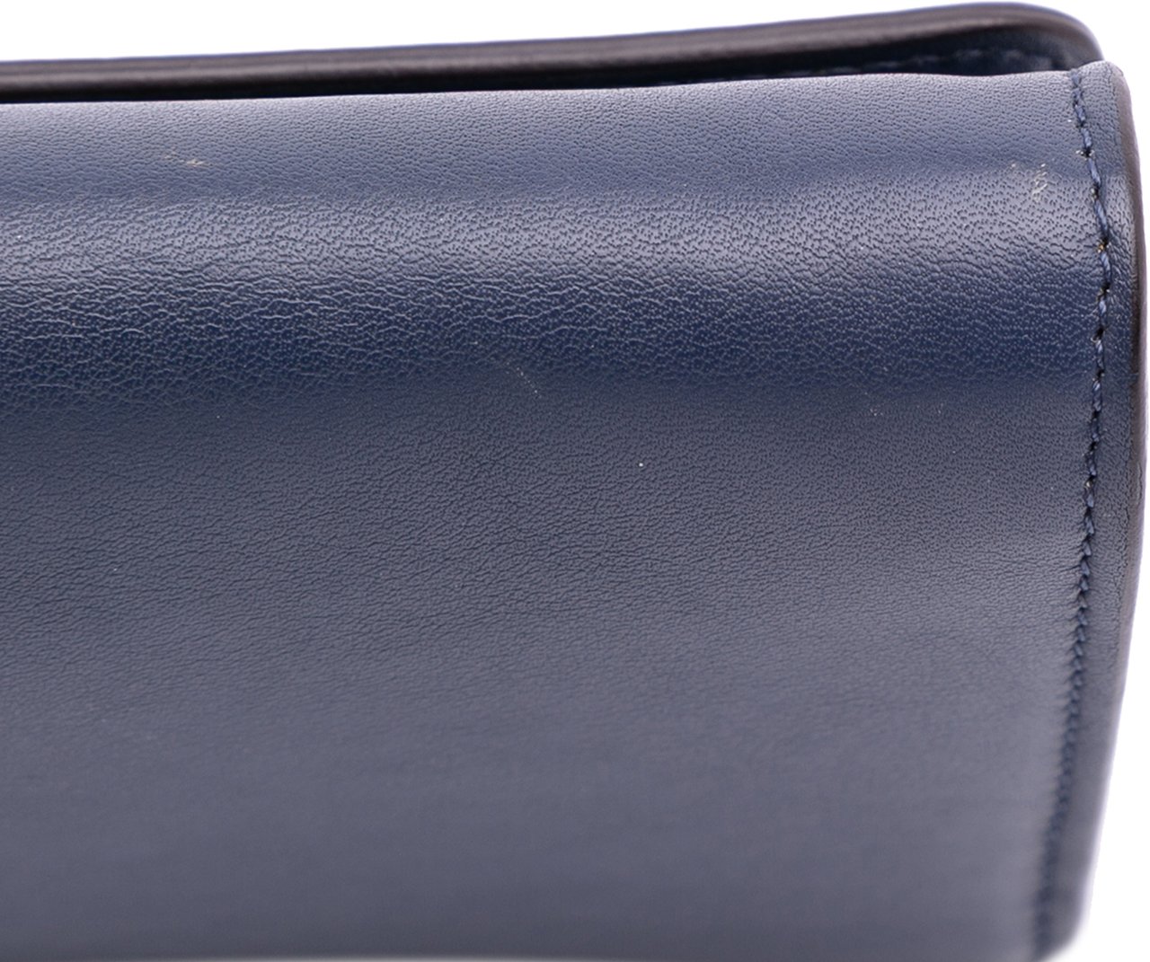 Gucci Calfskin Crystal Broadway Clutch Blauw