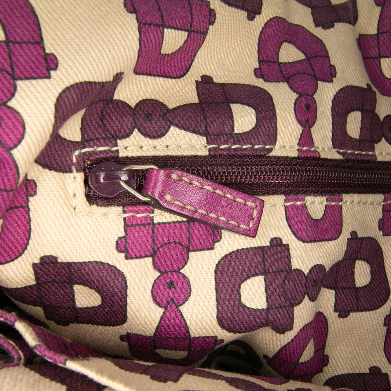 Gucci Guccissima Abbey D Ring Tote Paars