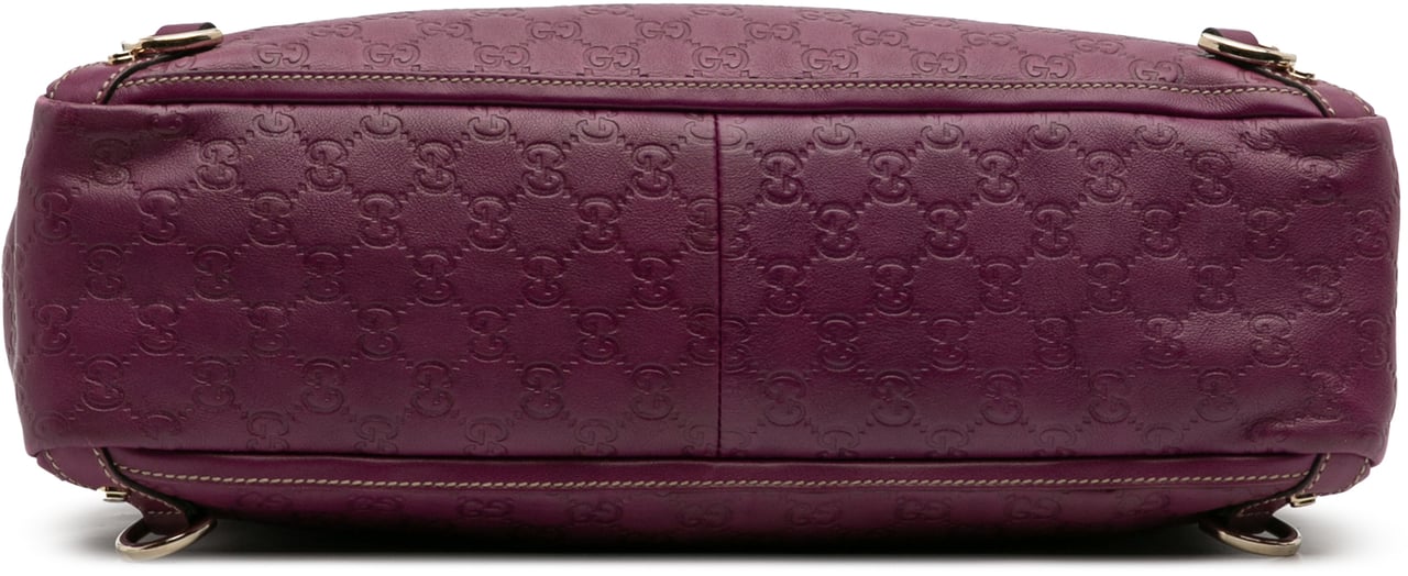 Gucci Guccissima Abbey D Ring Tote Paars