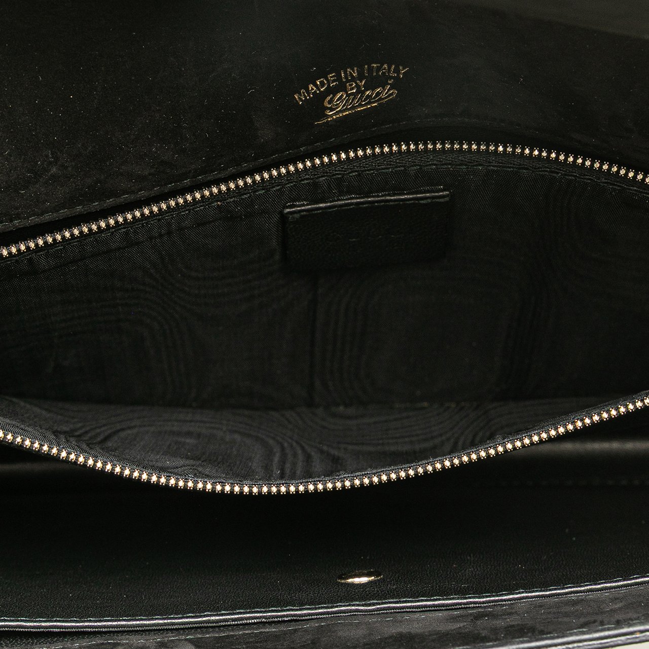 Gucci Patent 1973 Clutch Zwart