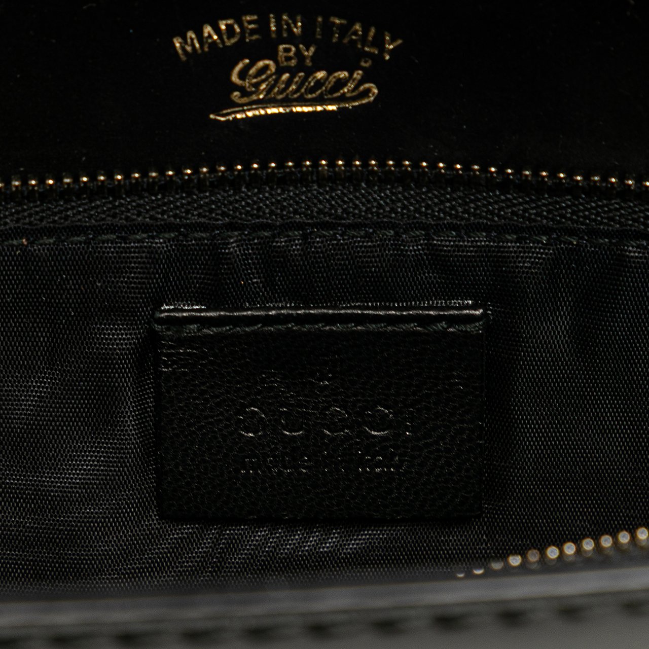 Gucci Patent 1973 Clutch Zwart