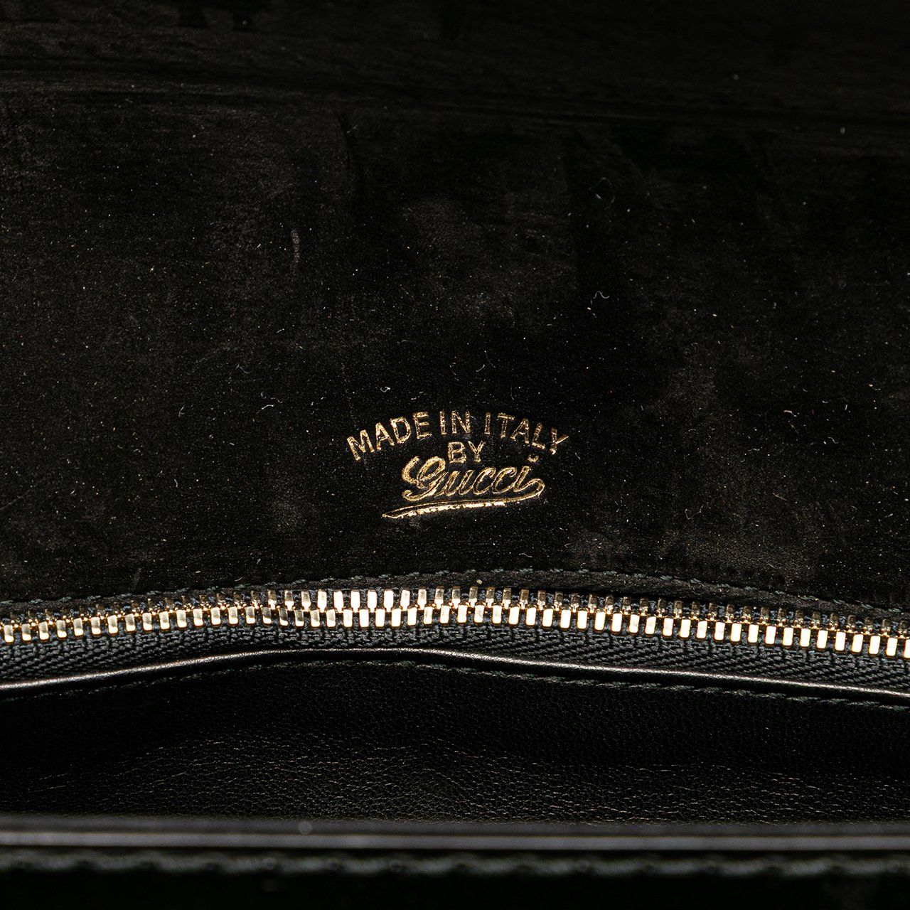 Gucci Patent 1973 Clutch Zwart