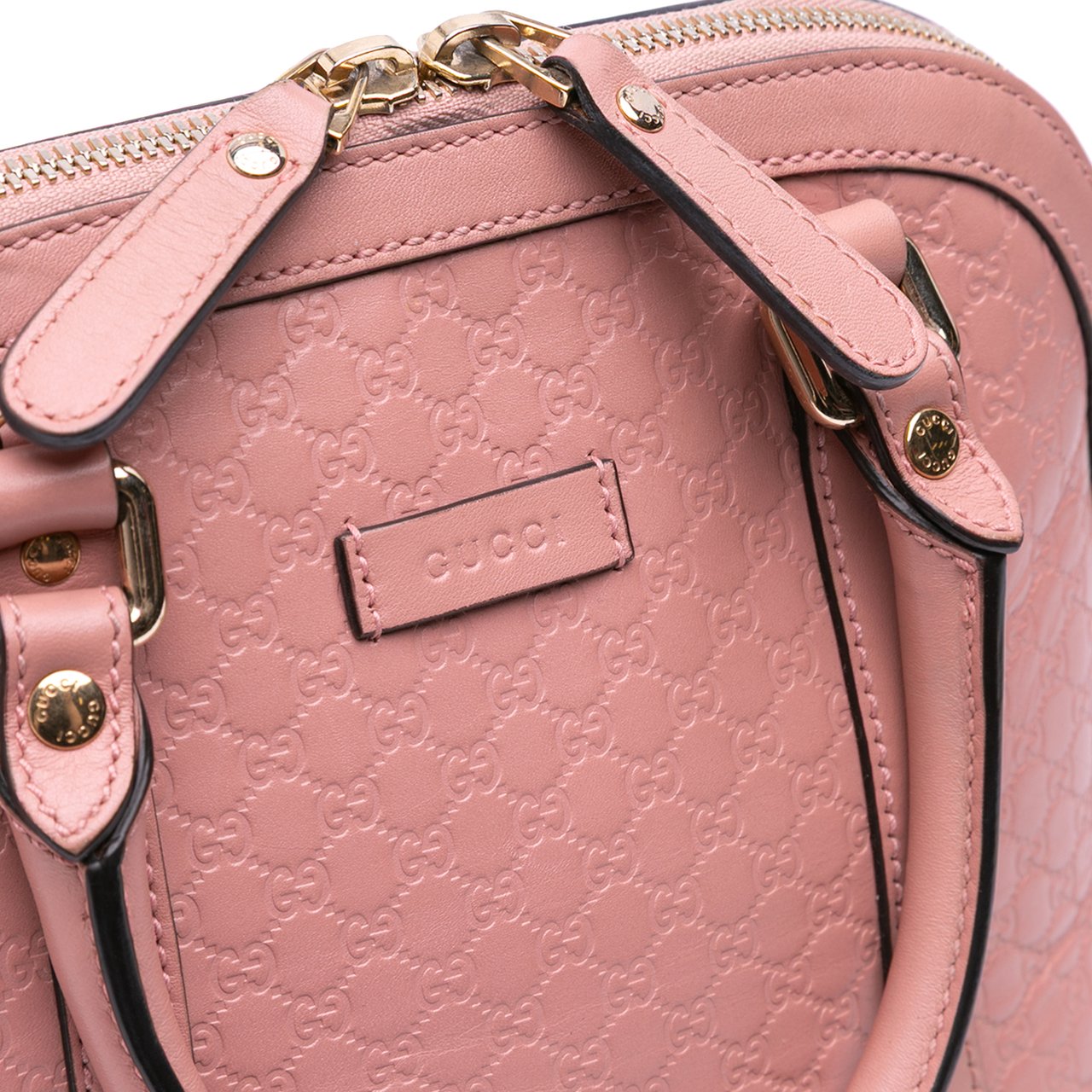 Gucci Mini Microguccissima Dome Satchel Roze