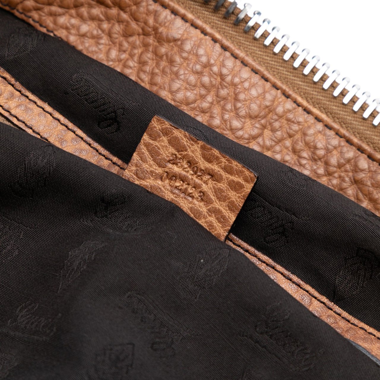 Gucci Large GG Canvas Bamboo Bar Tote Bruin