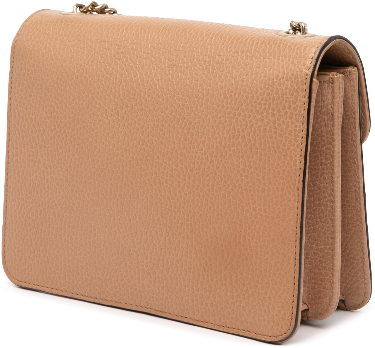 Gucci Small Dollar Calfskin Interlocking G Crossbody Bruin