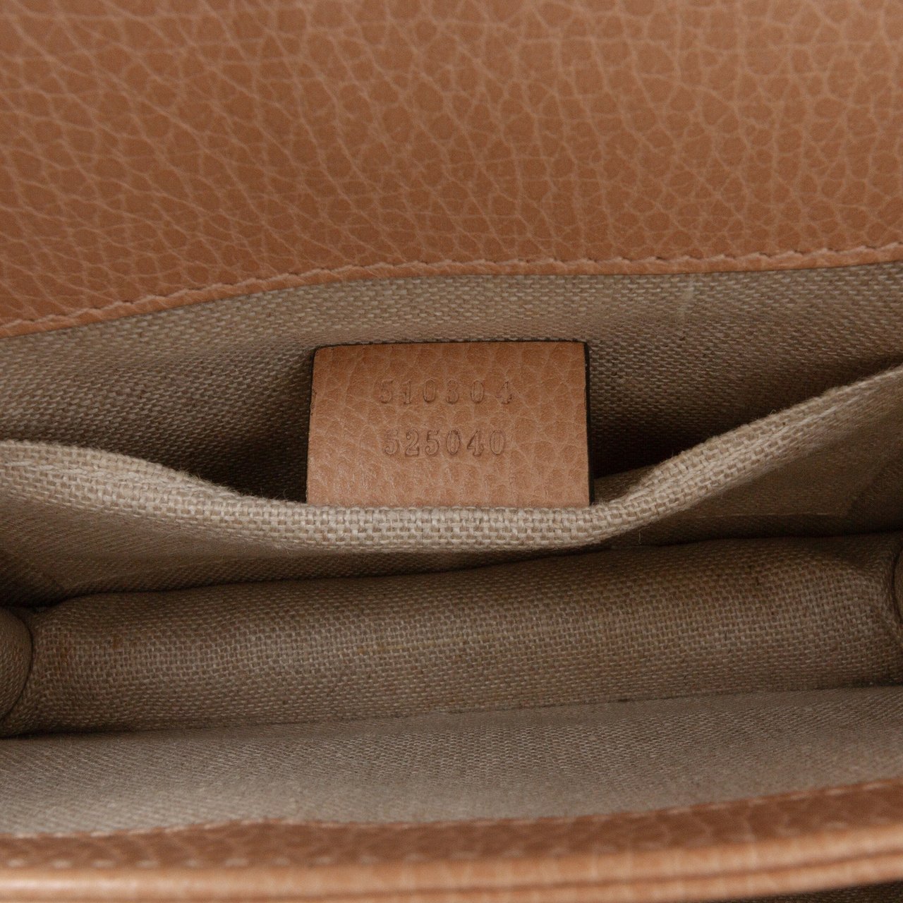 Gucci Small Dollar Calfskin Interlocking G Crossbody Bruin
