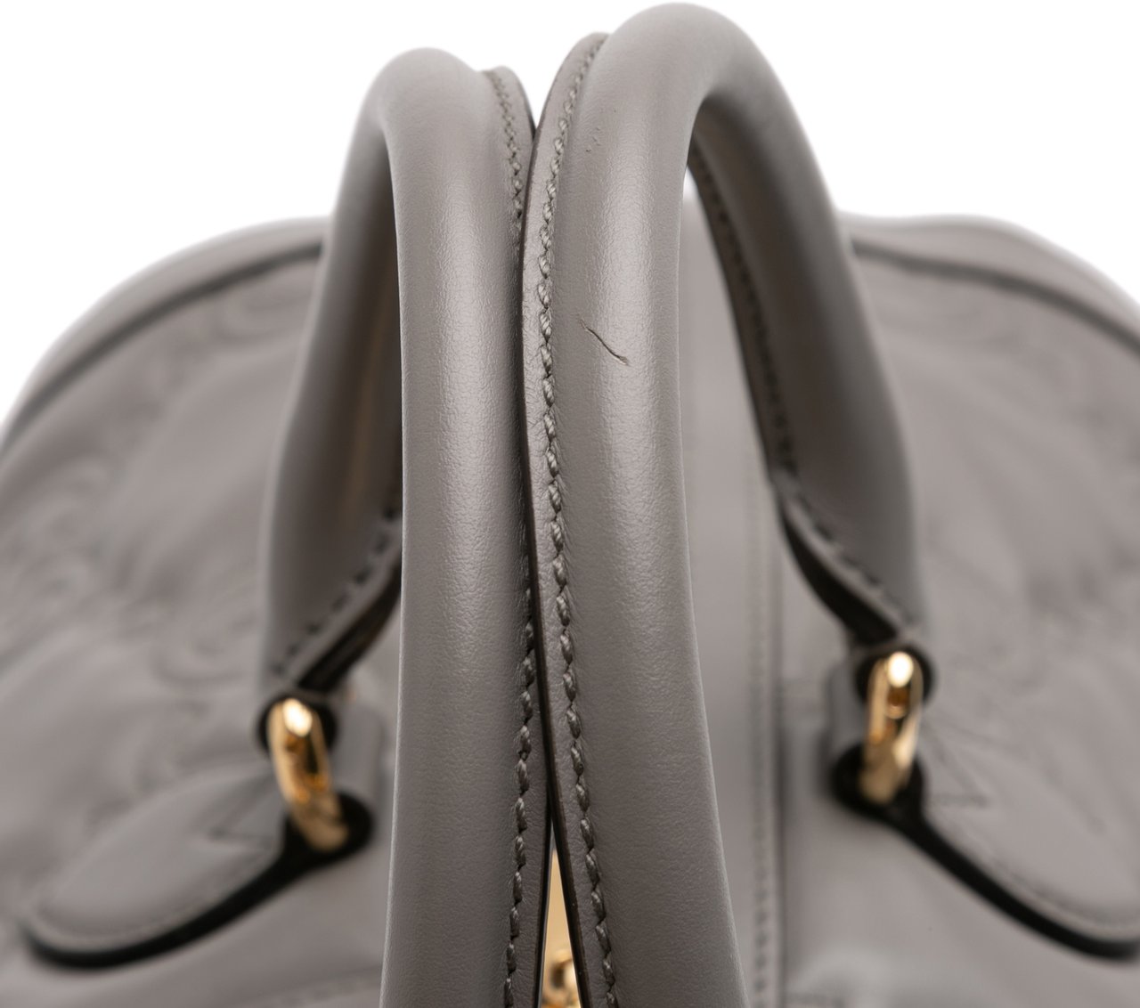 Gucci Medium GG Matelasse Leather Duffle Bag Grijs